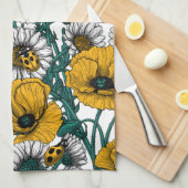 De weide in geel theedoek (Quarter Fold)