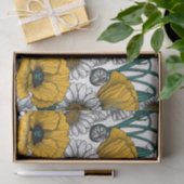 De weide in geel tissuepapier (Geschenk)