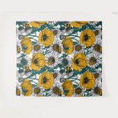 De weide in geel wandkleed (Voorkant (horizontaal))