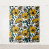 De weide in geel wandkleed (Voorkant)