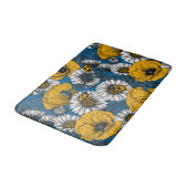 De weide is geel en blauw badmat (Gekanteld)