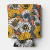 De weide is geel en blauw blikjeskoeler (Achterkant)