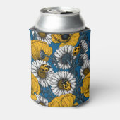 De weide is geel en blauw blikjeskoeler (Blikje Achterkant)