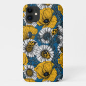 De weide is geel en blauw Case-Mate iPhone case (Achterkant)