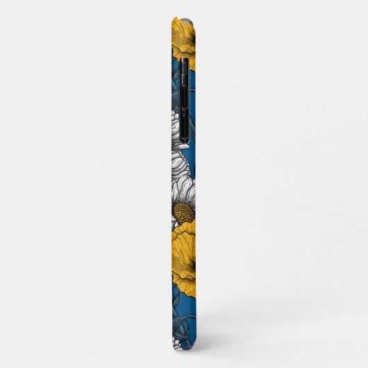 De weide is geel en blauw Case-Mate iPhone case (Achterkant/links)