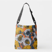 De weide is geel en blauw crossbody tas (Voorkant)