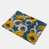 De weide is geel en blauw deurmat (Schuin)