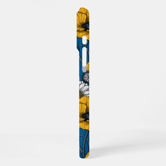 De weide is geel en blauw iPhone hoesje (Linkerkant)