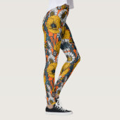 De weide is geel en blauw leggings (Rechts)