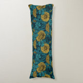 De weide is geel en blauw lichaamskussen (Voorkant Verticaal)