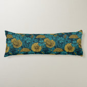 De weide is geel en blauw lichaamskussen (Voorkant)