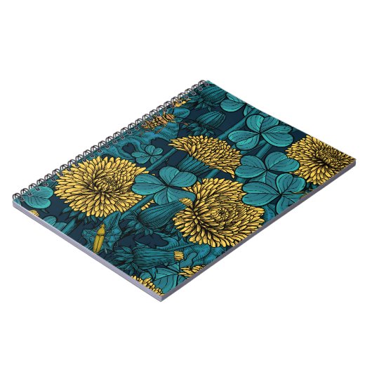 De weide is geel en blauw notitieboek (Linkerzijde)