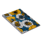 De weide is geel en blauw notitieboek (Rechterzijde)