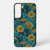 De weide is geel en blauw samsung galaxy hoesje (Achterkant)