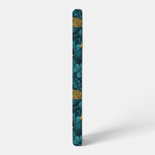 De weide is geel en blauw samsung galaxy hoesje (Linkerkant)