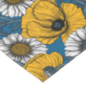 De weide is geel en blauw tafelkleed (Gekanteld)