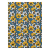 De weide is geel en blauw tafelkleed (Voorkant)