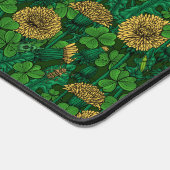 De weide is groen en geel bureaumat (Hoek)