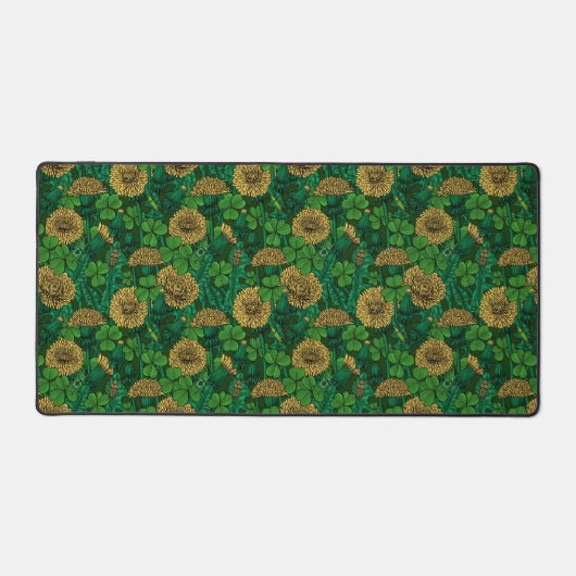 De weide is groen en geel bureaumat (Voorkant)