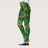 De weide is groen en geel leggings (Links)