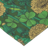 De weide is groen en geel tafelkleed (Gekanteld)