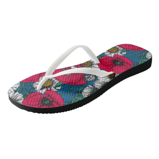 De weide teenslippers (Schuin)