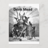 De Weide van de drink - Lof Odin Briefkaart (Voorkant)
