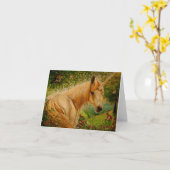 De Weide van de honing - Eenhoorn Notecard Kaart (Gele Bloem)