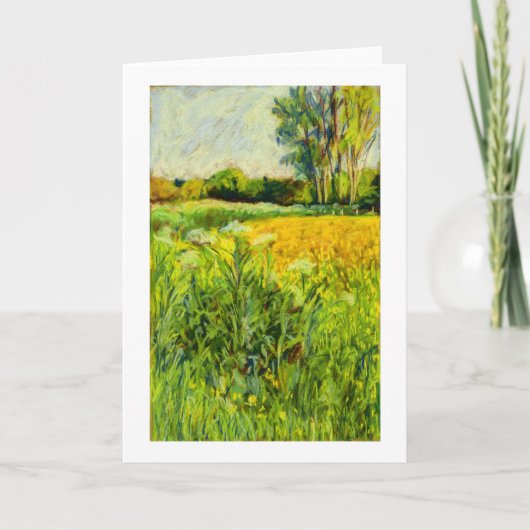 De Weiden van het kasteel, Leeg Wenskaart Kaart (Voorkant)