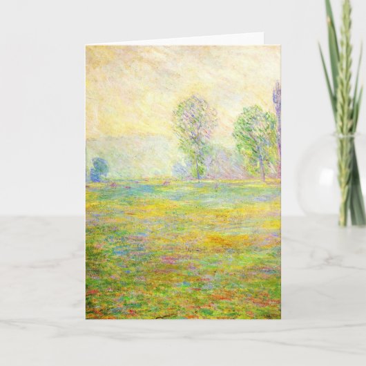 De Weiden van Monet bij Wenskaart Giverny Kaart (Voorkant)