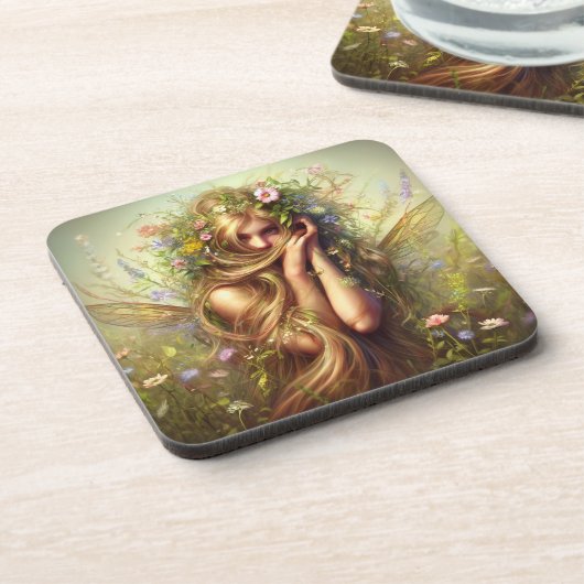 De weidepixel bier onderzetter (Linkerzijde)