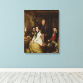 De weigering van Burn's Duncan Canvas Afdruk (Insitu (Houten vloer))