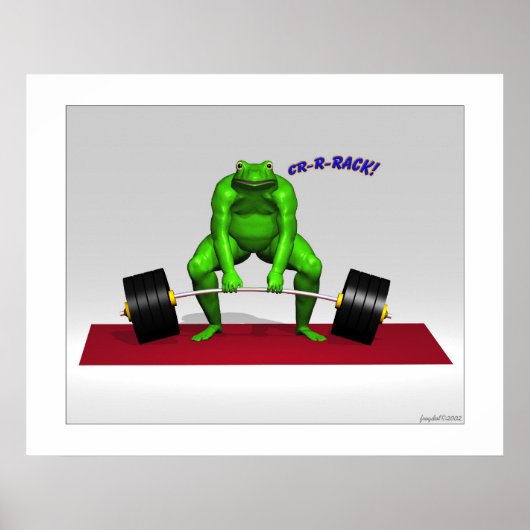 De Weightlifter Poster (Voorkant)