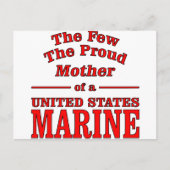 De weinige Proud-moeder van een Amerikaanse marini Briefkaart (Voorkant)