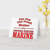 De weinige Proud-moeder van een Amerikaanse marini Kaart (Gele Bloem)