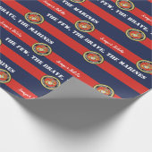 De weinigen, de dappere mariniers cadeaupapier (Hoek)