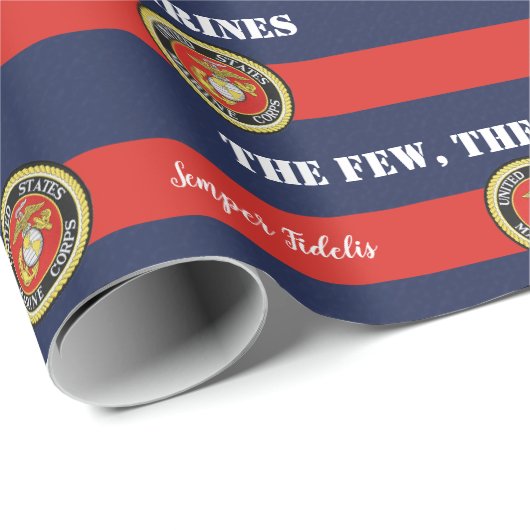 De weinigen, de dappere mariniers cadeaupapier (Rol Hoek)