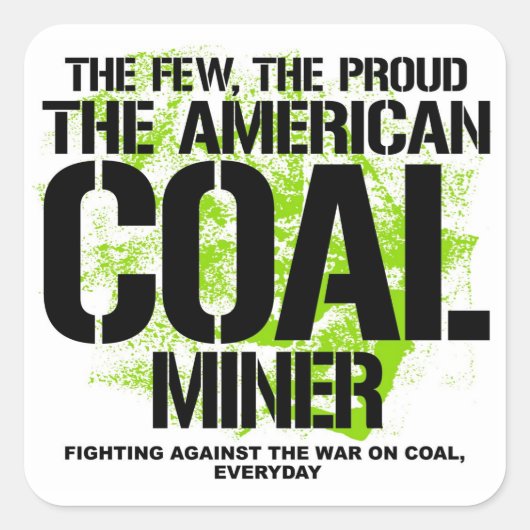 DE WEINIGEN VIERKANTE STICKER (Voorkant)