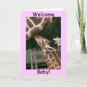 De welkom Aankondiging van het Baby (Voorkant)