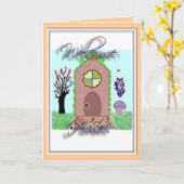 De welkom Kaart van het Huis (Gele Bloem)