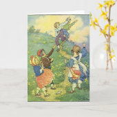 De welkom Lente! Kaart (Gele Bloem)