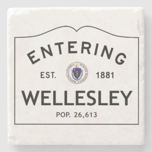 De Wellesley Marble Onderzetter Stone Onderzetter