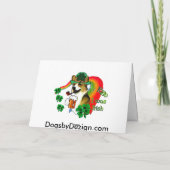 De Welse Dag van Corgi Heilige Patrick Kaart (Achterkant)