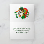 De Welse Dag van Corgi Heilige Patrick Kaart (Binnen)