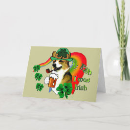De Welse Dag van Corgi Heilige Patrick Kaart