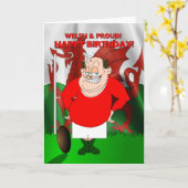 De Welse en Trotse Kaart van de Verjaardag van het (Gele Bloem)