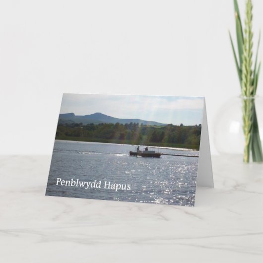 De Welse Groet van de Kaart van de Verjaardag van (Voorkant)