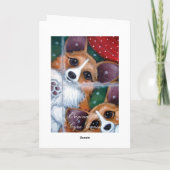 De WELSE Kaart van de VAKANTIE van HONDEN CORGI (Achterkant)