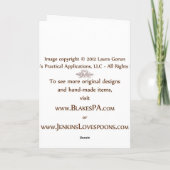 De Welse Kerstkaart van de Draak - Bewoners van Feestdagen Kaart (Achterkant)