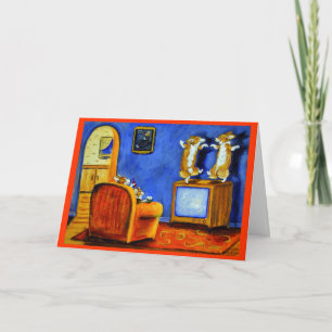 De Welse Wenskaarten Corgi van Pembroke Kaart